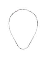 Sector Energy Necklace For Men Steel , Silver
