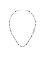Sector Energy Necklace For Men Stainless Steel Silver