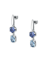 Morellato Tesori women earring stainless steel silver , crystal 
