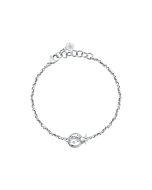 Morellato ISTANTI ladies bracelet steel silver with crystal 