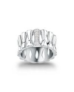 Morellato ladies ESSENZA ring steel silver size 12
