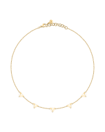 Morellato Trilliant necklace for ladies steel gold 