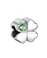Morellato Drops Ladies Charms steel silver with green crystals