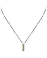 Sector BASIC gent necklace steel silver , Gold size 45.5cm