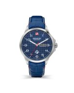 Swiss Military Hanowa Land Puma Watch Blue Leather 