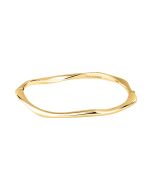 Trussardi T-DESIGN ladies bangle steel gold shape 60+50
