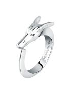 Trussardi T-HERITAGE ladies ring stainless steel silver size 18