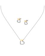 Trussardi T-LOGO ladies set with 2 pcs gold , Silver  