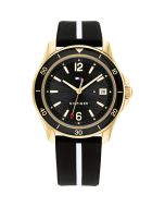 Tommy Hilfiger ladies quartz watch with date black
