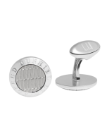 Dunhill Rollagas Ad Coin Cufflink Silver