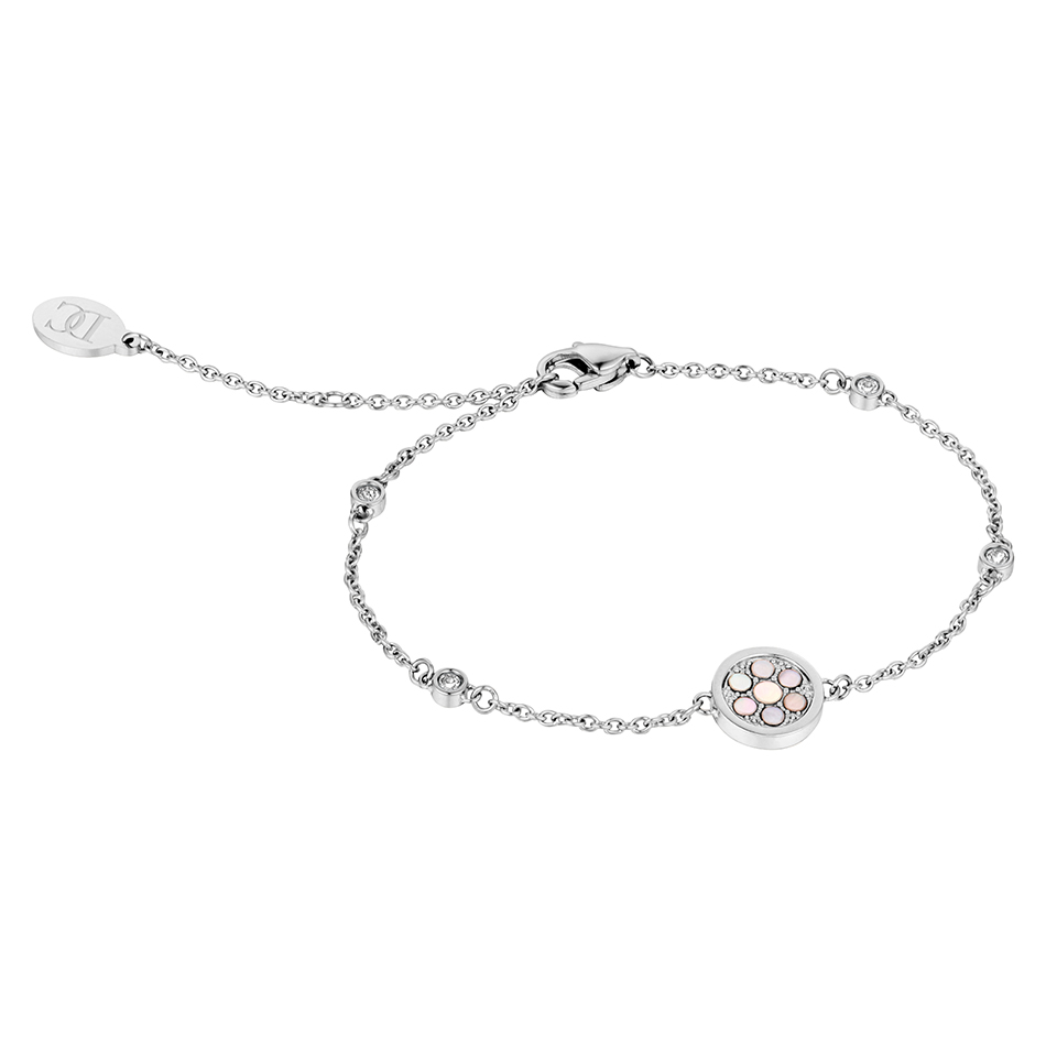 DICI Milano ladies bracelet stainless steel silver with MOP